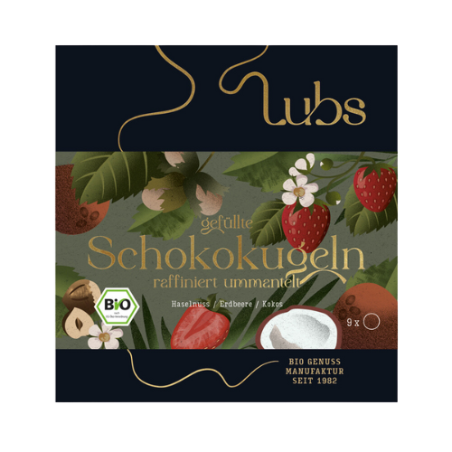 Gefüllte Schokokugeln