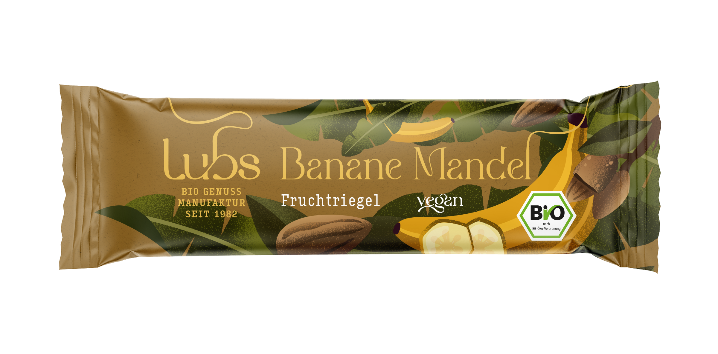 Fruchtriegel Banane Mandel