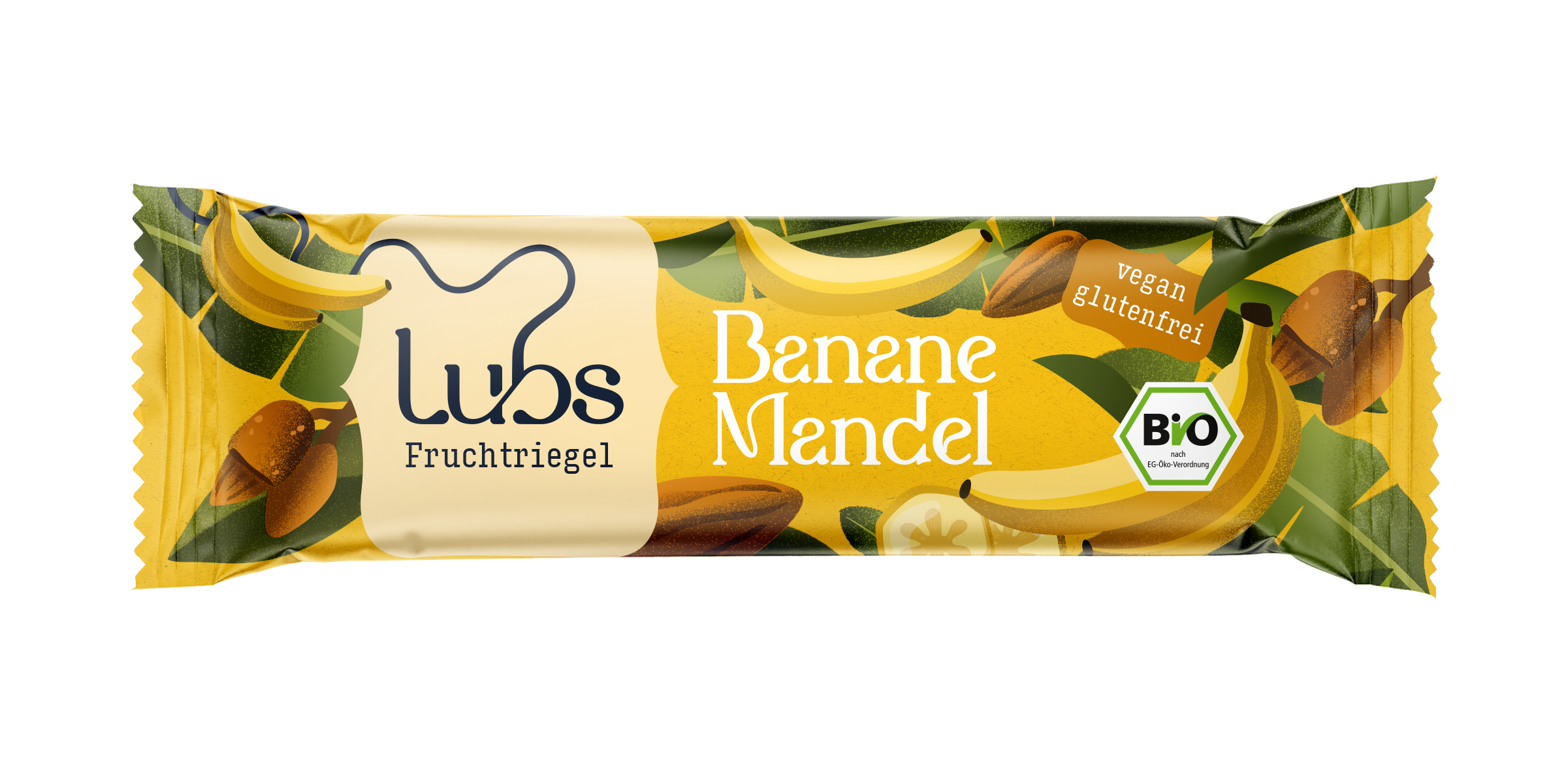 Fruchtriegel Banane Mandel