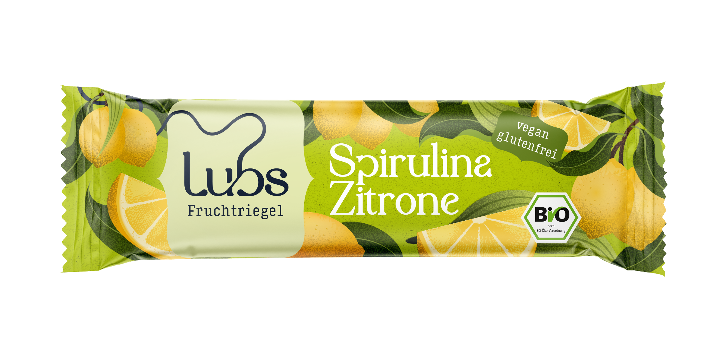 Fruchtriegel Spirulina Zitrone